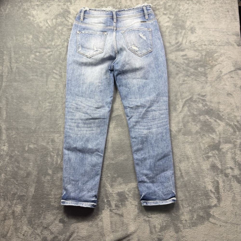 KanCan Jeans Medium Wash Distressed Waist Midrise Stretch Denim Casual 5 / 26 - Picture 7 of 7